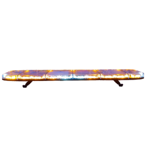 BARRA DE EMERGENCIA LED TRANSPARENTE AMBAR AKCHIRI