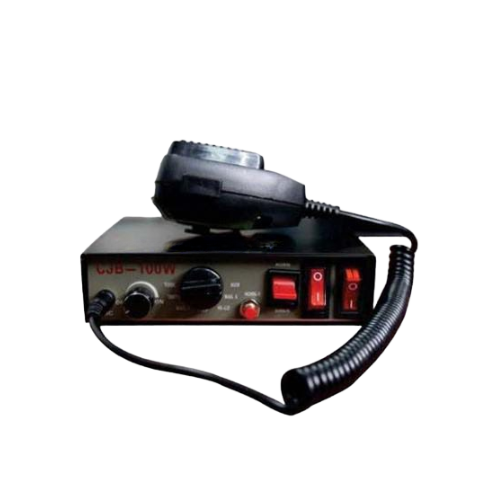 BARRA DE EMERGENCIA LED AZUL GRUESA CON MEGAFONO - Imagen 2