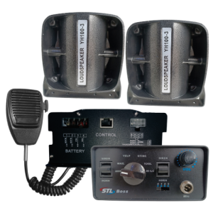 SIRENA PATRULLERA 200W DOBLE PARLANTE STL-AKCHIRI