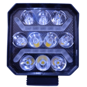 FARO LED KAVTO D/TRABJ.CUADRA D/28 LEDS C/WH Y RD 6K 30V 15W