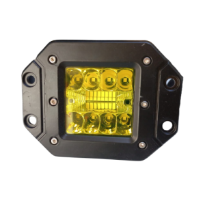 FARO LED RECTANGULAR AMBAR CON OREJAS UND