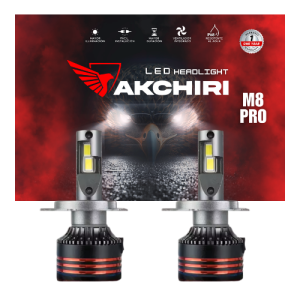 FOCO LED H4 M8PRO AKCHIRI